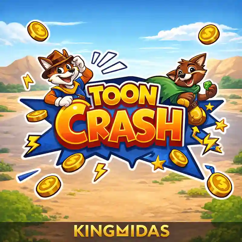 Toon Crash Game Logo - luckyking Casino